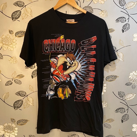 Vintage Taz Chicago Blackhawk’s Tee - Picture 1 of 6